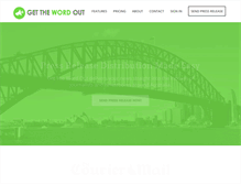Tablet Screenshot of getthewordout.com.au